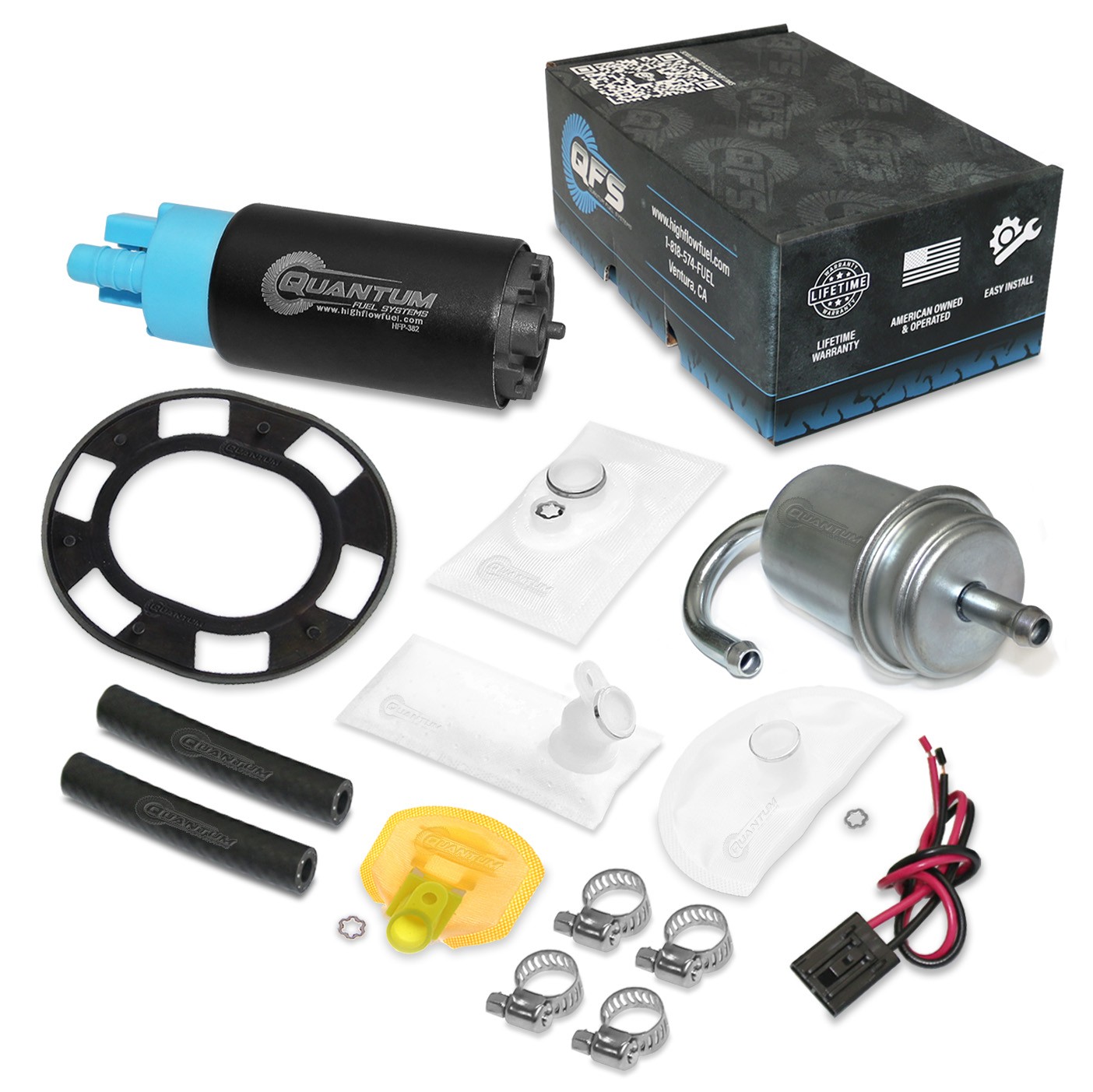 QFS Fuel Pump +Filter +Tank Seal for 00-03 Honda CBR 900RR 1100XX 16700-MCJ-010