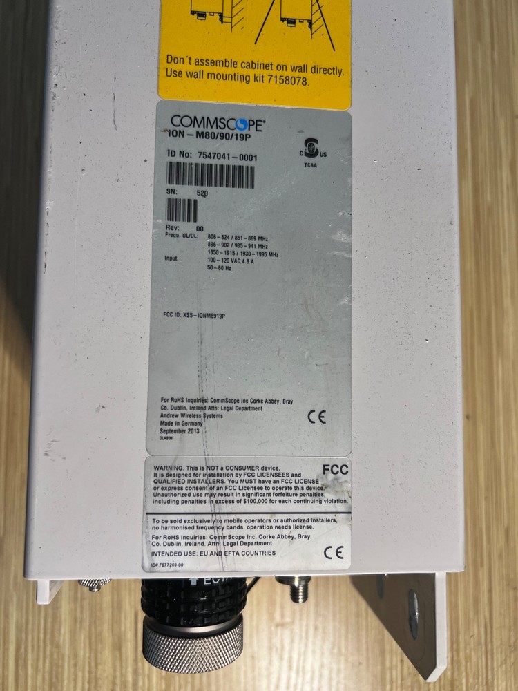 Commscope ION-M80/90/19P Remote Optical Unit
