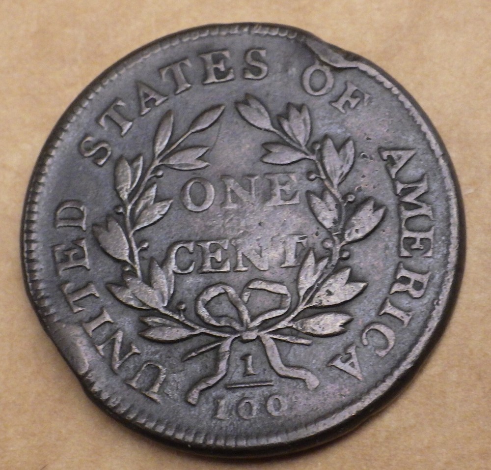 1802 draped Bust Large Cent, High Detail, Damaged