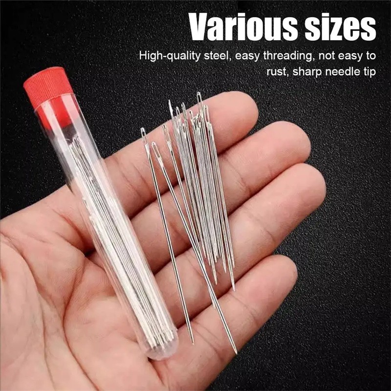 Sewing Tool Set,Needles Thread Hand Repair Tool,Portable Sewing Kit