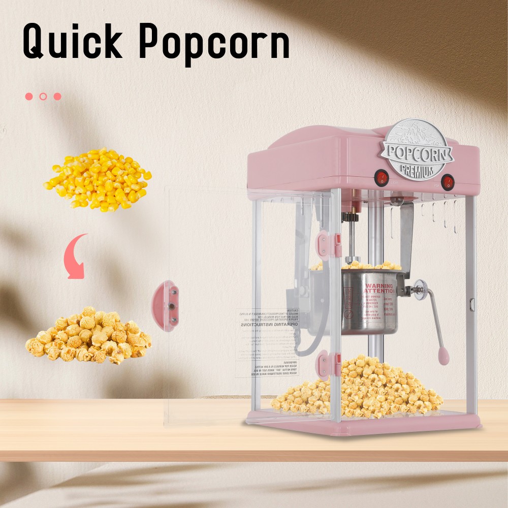 Tabletop Popcorn Machine Popcorn Popper Machine Pop Corn Machine Popcorn Maker