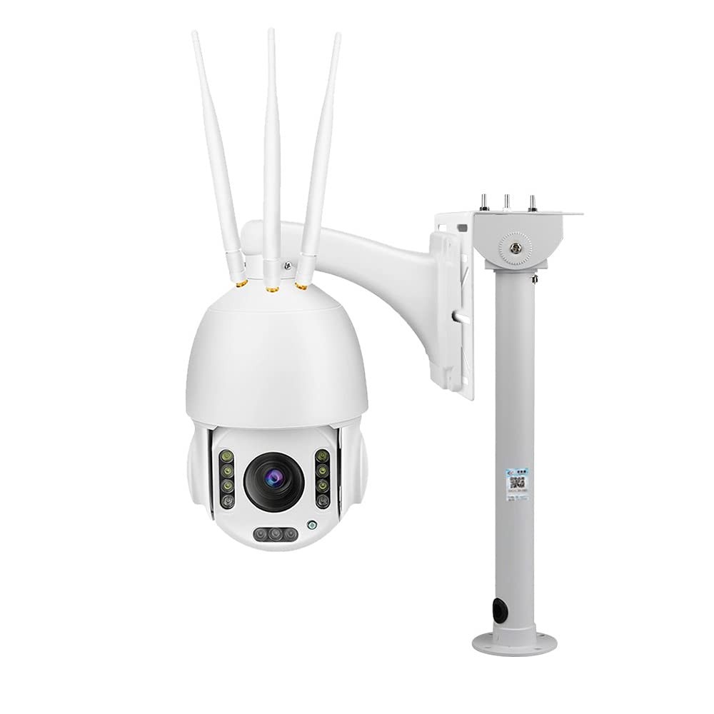 compcctv L-Shape Dome Camera Bracket,Universal Wall Ceiling Mount White