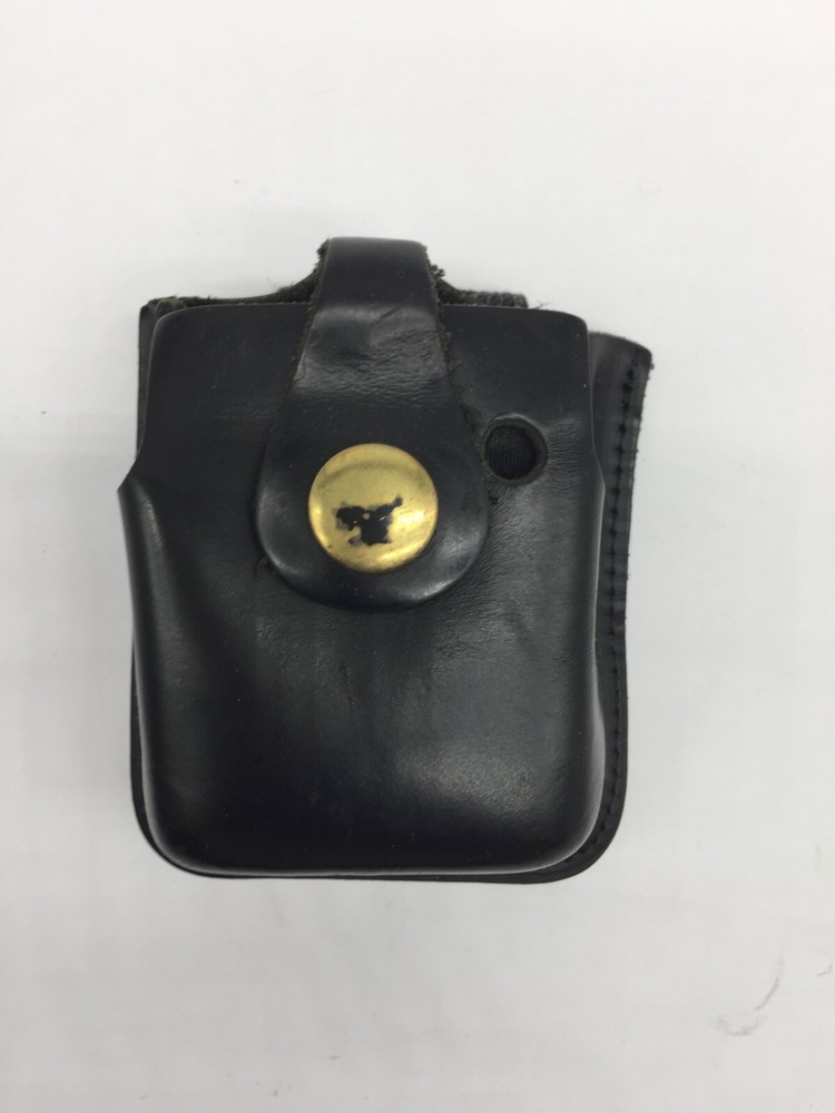 Universal Black Leather Holder Pouch