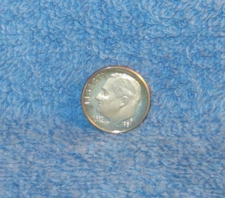 1981-S Type 2-flat "S" Proof Roosevelt dime.