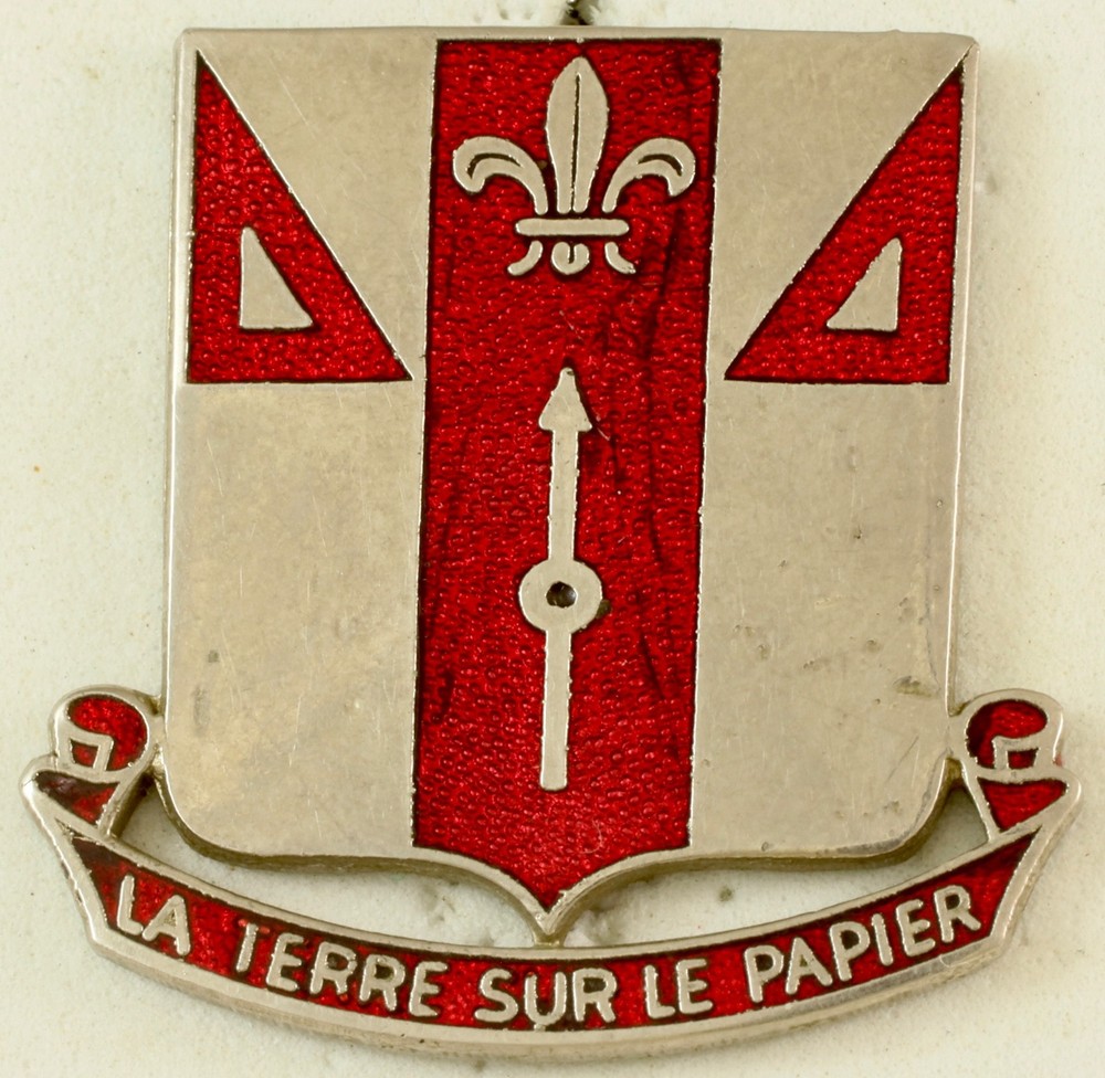 656th Engineer Battalion Crest DI/DUI CB Foreign Made