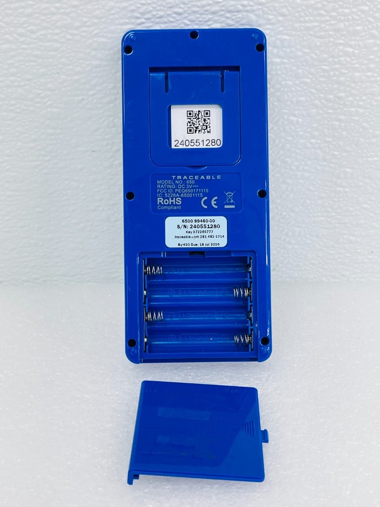 USED - Traceable 6500 Wi-Fi Data Logging Refrigerator/Freezer Thermometer