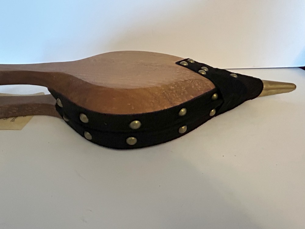 NEW - Johnny Beard Bellow - Solid Wood with Leather - Made in Oklahoma