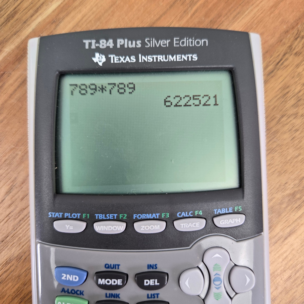 Texas Instruments TI-84 Plus Silver Edition Graphing Calculator Silver Gray Math