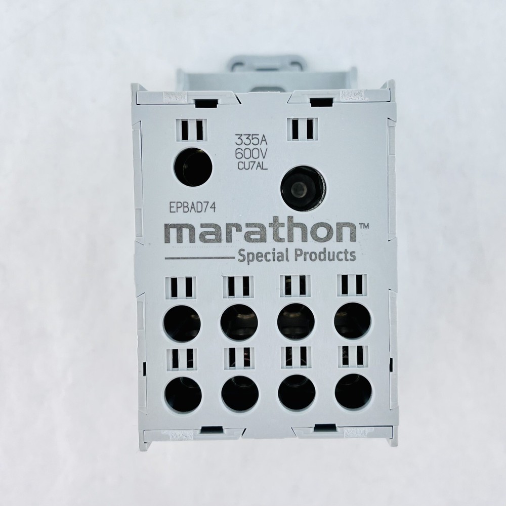 Marathon Power Distribution Block Part EPBAD74 335A 600 V New