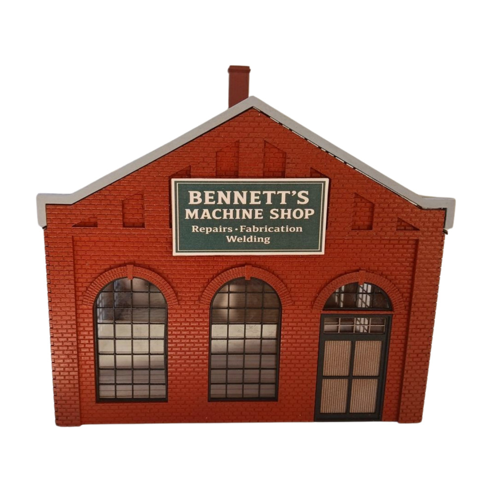 Bennett's Machine Shop – Trackside Structure 1:87th HO Scale KIT