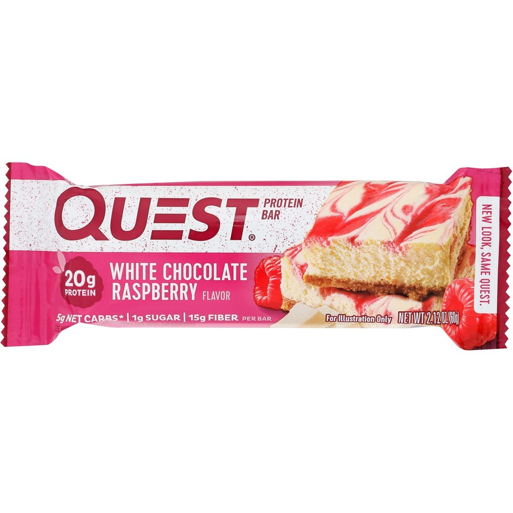 Quest Protein Bar White Chocolate Raspberry