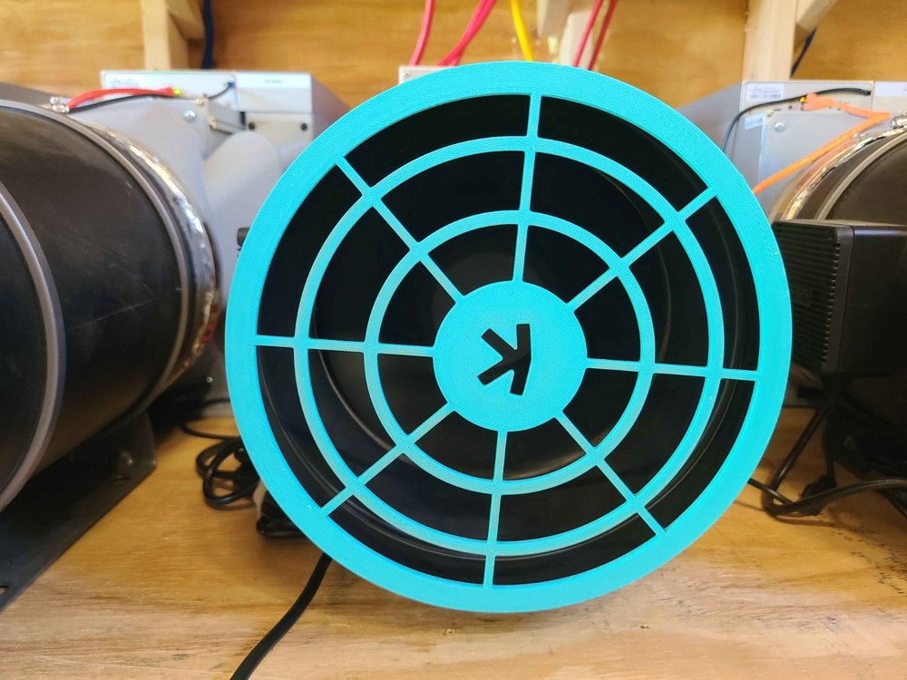 Kaspa Inline Fan Cover 8 Inch