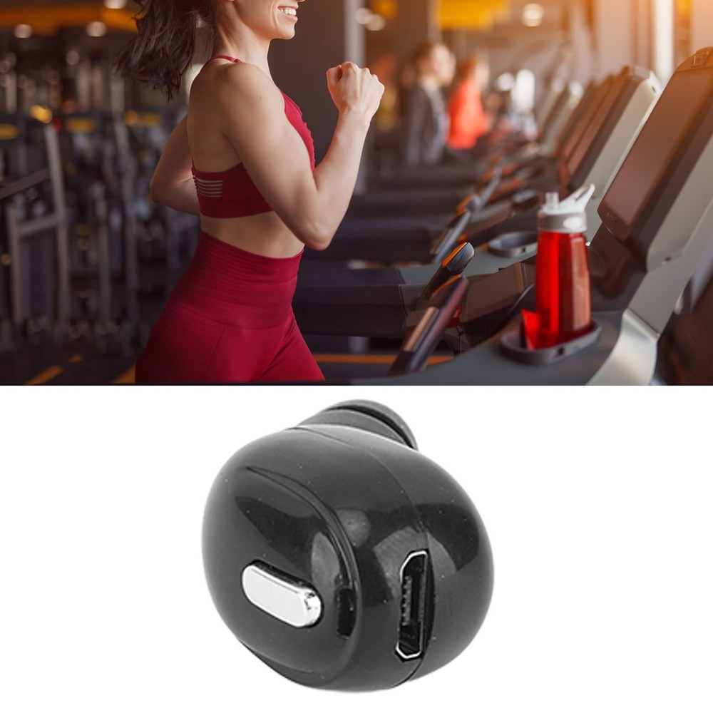 (Black)Single Wireless Earbud Mini Wireless CH