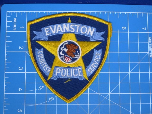 Evanston Illinois Police patch-vintage