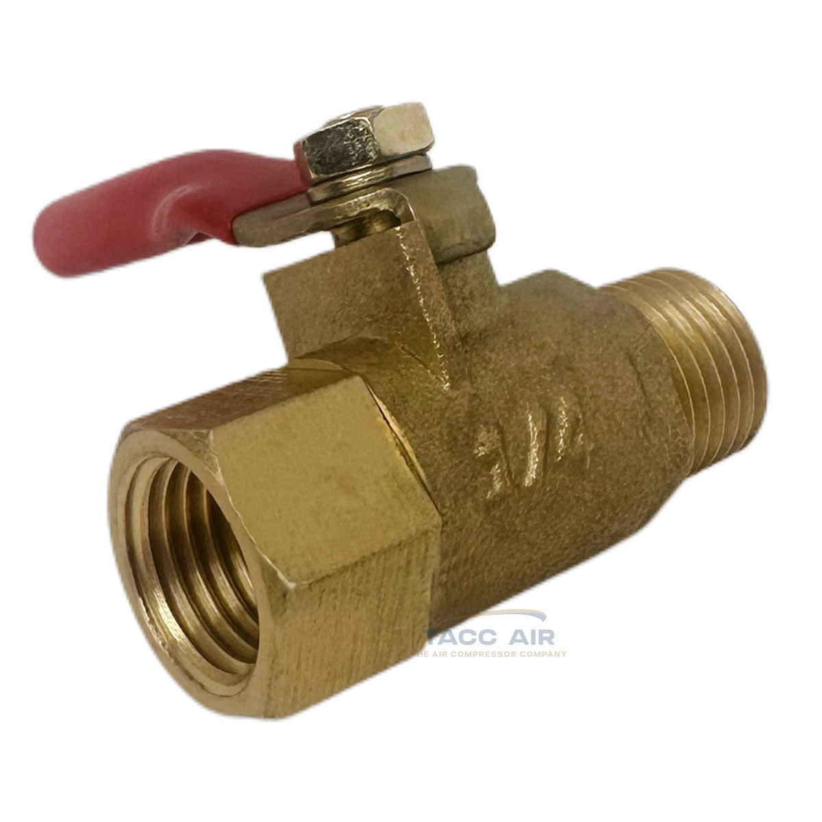 1/4" Female X 1/4" Male NPT Ball Valve Shut Off Water Air Tank Drain Brass