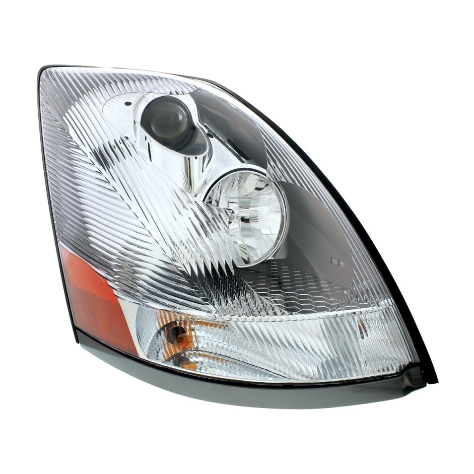Headlight for 2004+ Volvo VN/VNL - Chrome - Passenger