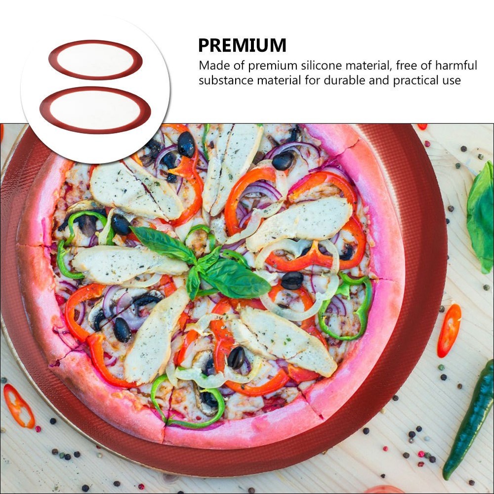 2 Pcs Nonstick Baking Sheets Non-stick Silicone Mat Multi Purpose