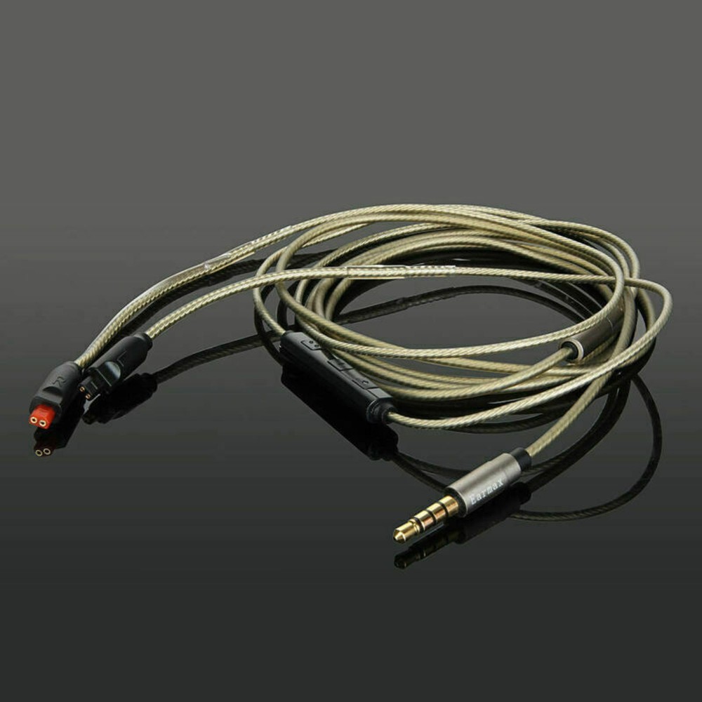 ATH-IM50 IM70 Remote Mic For Audio Technica Replacement Audio Silver Cable G