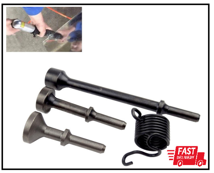3Pcs Smoothing Pneumatic Air Hammer Pneumatic Chisel Bit Set