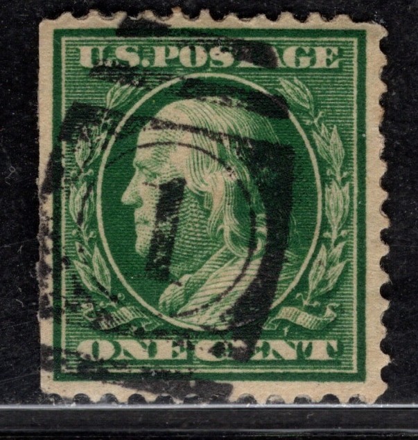 Centsational US Fancy Cancel - Duplex Shoeprint #1