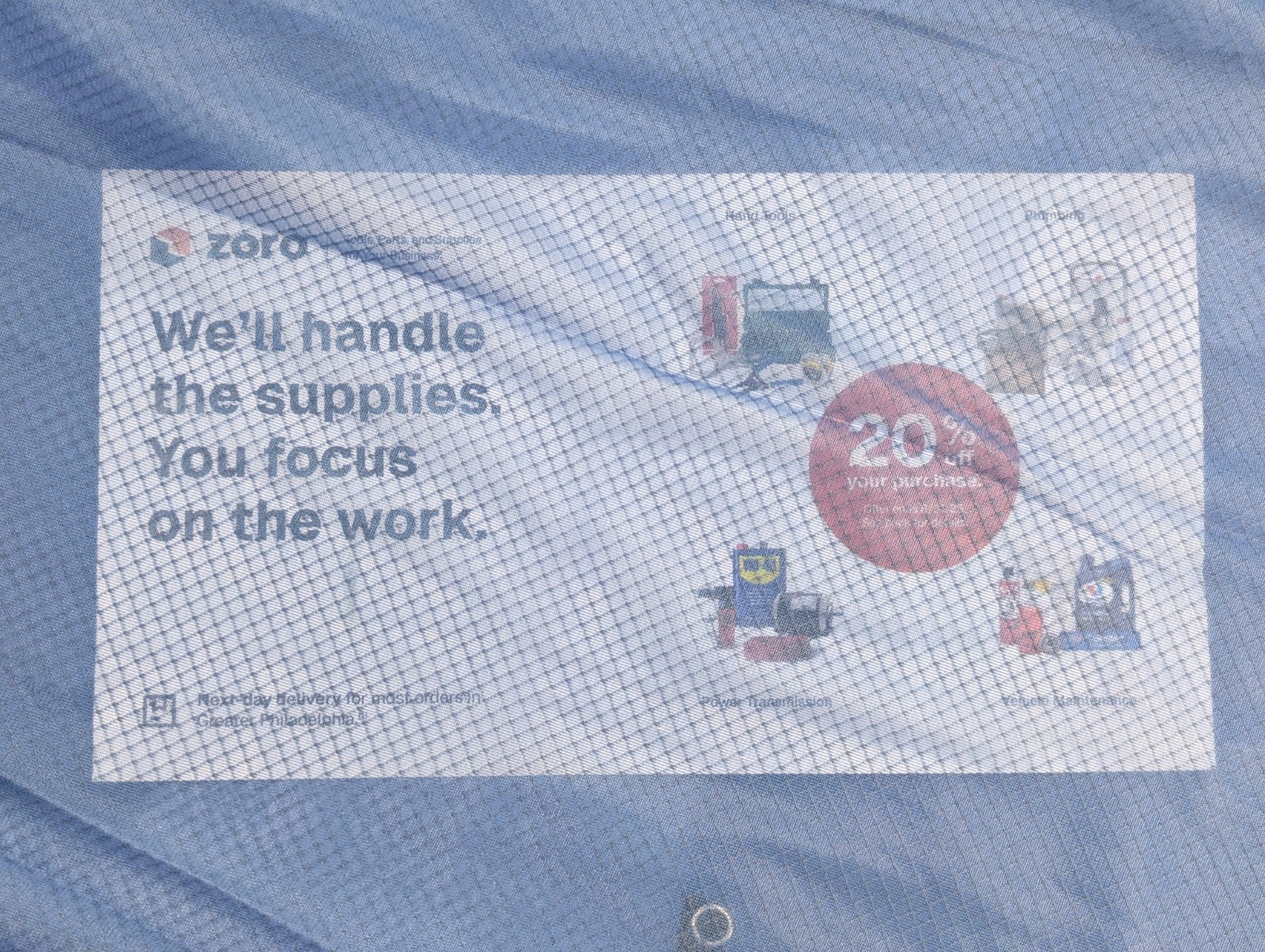 NOS! Transforming Tech ESD Jacket, Lightweight Poly-Carbon Blend 5XL Blue