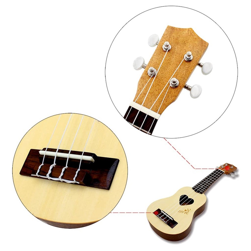 10Pack Nylon Ukulele Strings Replacement Part Accessory for Soprano (21 Inch)...