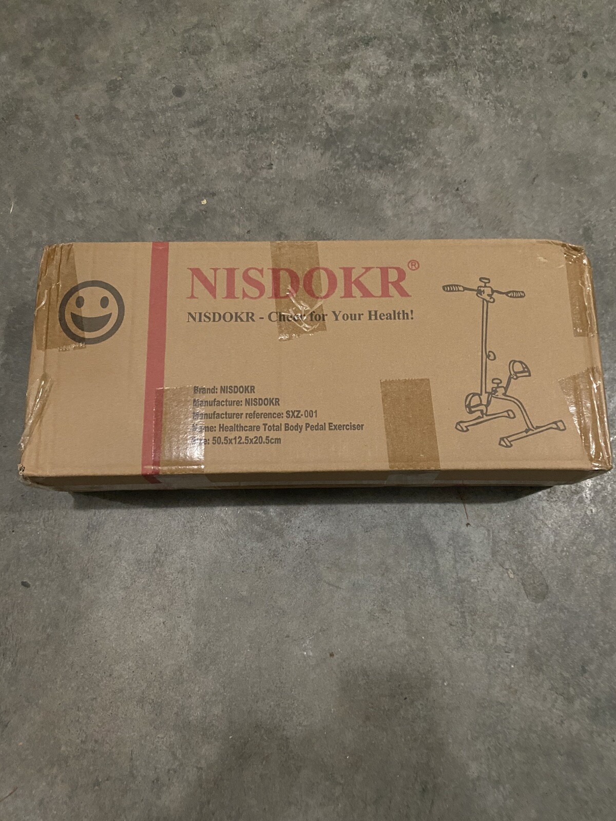 Nisdokr Pedal Exerciser/Limb Rehab Machine, SXZ-001, Adjustable Rehab Equipment