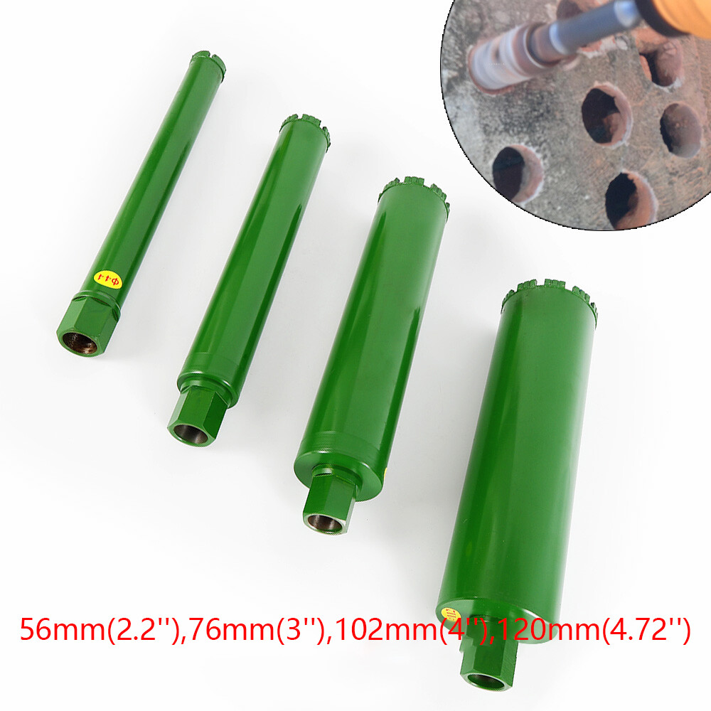 Core Drill Set Wet Diamond Concrete Core Drill Bit 4Size 2.2"/3"/4"/4.72" Thread
