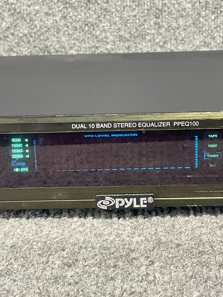 Pyle PPEQ100 Equalizer Audio Plug Broken Multiple Inputs – For Parts