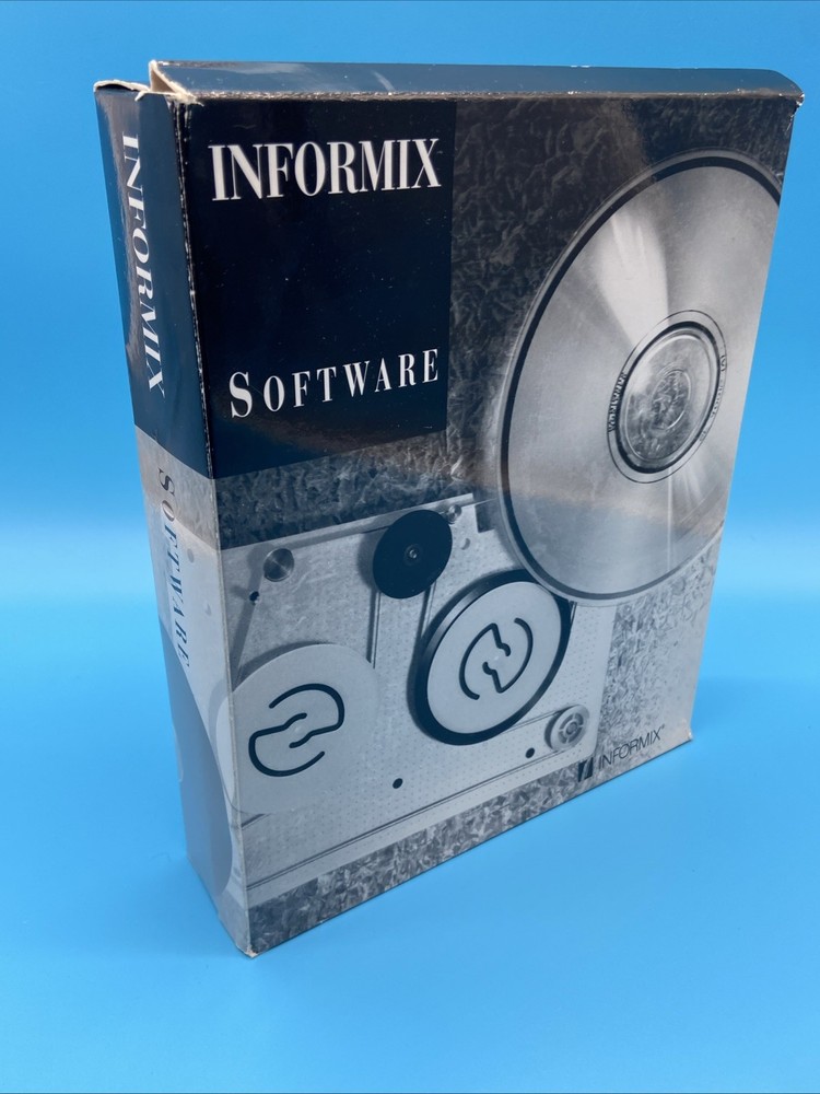 NEW OLD STOCK Sealed Informix DOS Runtime Box Set - ESQL/C 4GL SQL 5.25" Floppy