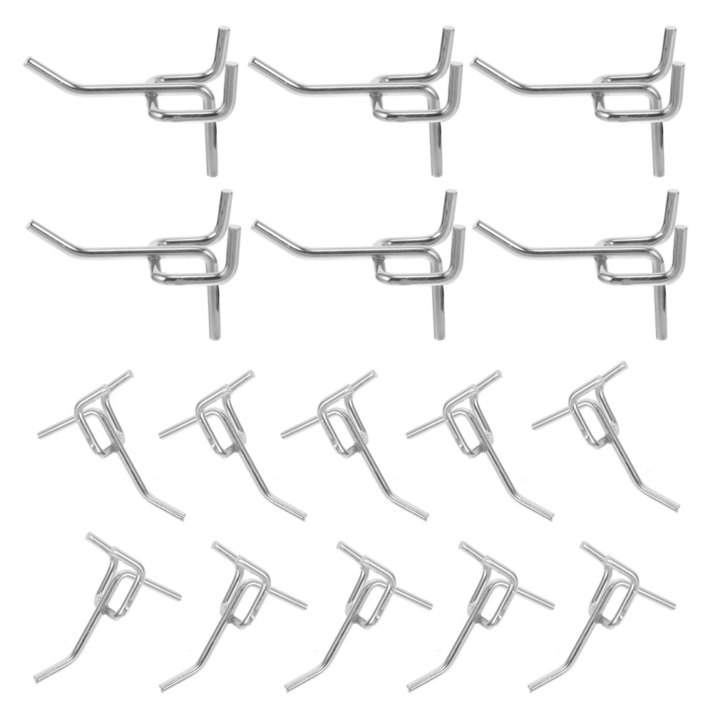 50 PCS Tool Hook Board Hooks Pegboard Garage Wall Organizer Hangers