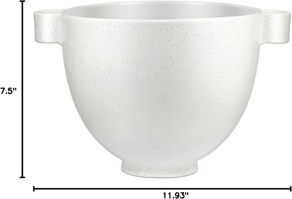 KitchenAid 5 Quart Speckled Stone Ceramic Bowl