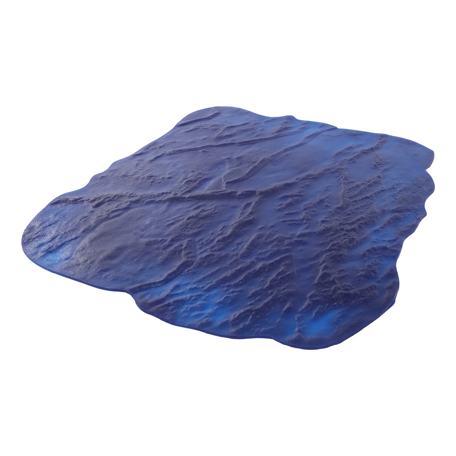 36" X 36" Slate Stone Texture Decorative Concrete Cement Stamps Mats Blue