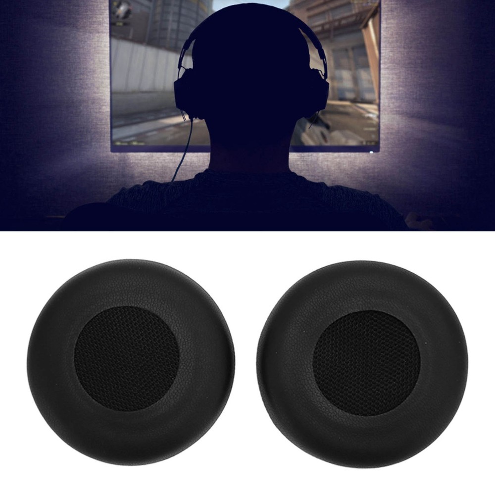Replacement Earpads Comfortable Protein Leather Ear Cushions For Evolve