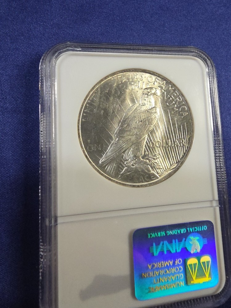 1923 Peace Dollar MS-63 Old Holder
