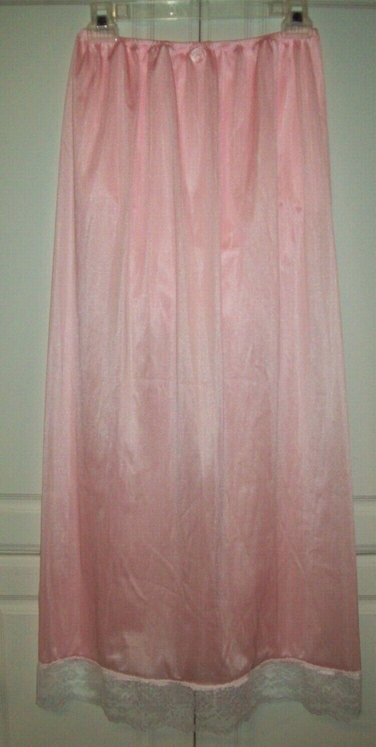 PINK Tricot LONGER SLIP & PANTY COMBO * Men Women * Waist 24-34" * Length 38" **