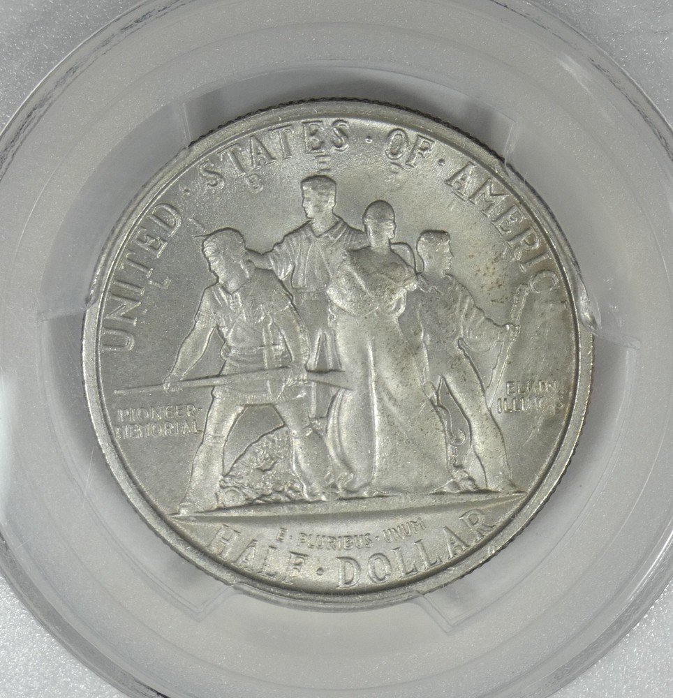 1936 Elgin, IL Centennial Commemorative Silver 50c PCGS MS 66