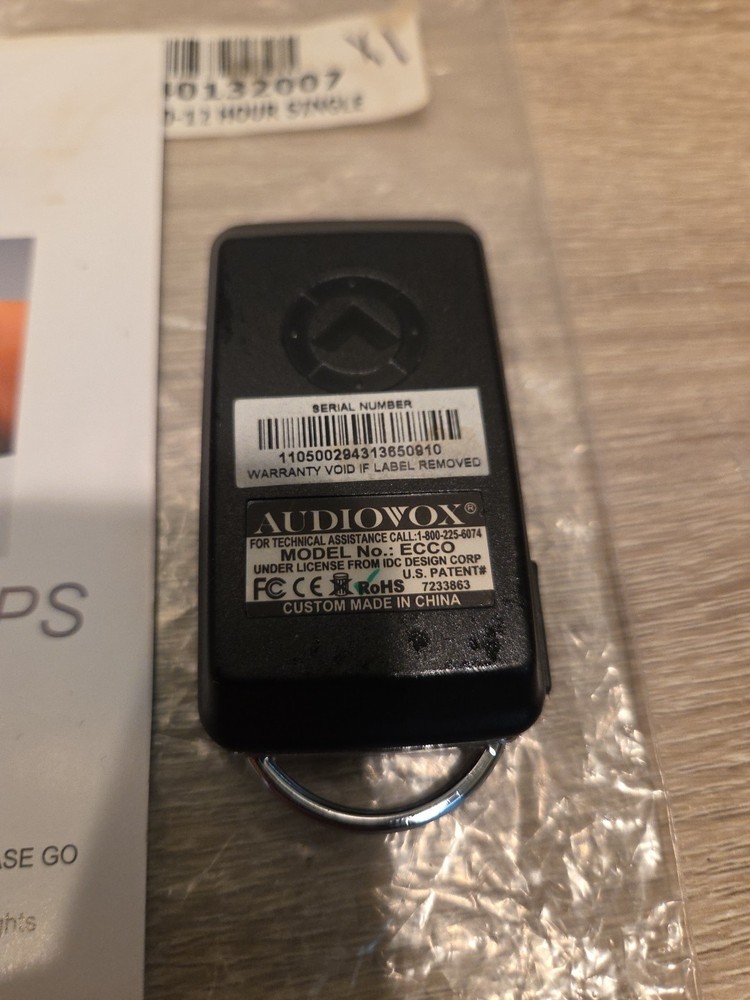 Audiovox Ecco Handheld Keychain GPS Rechargeable - Sealed - Digital Compass