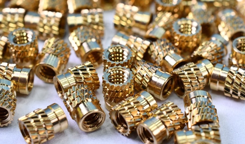100 PSM Fasteners Spiro Brass Threaded Inserts for Plastic 4-40 X .208