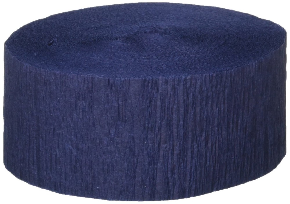 FR Festive Crepe Streamer (dark blue) Party Accessory  (1 count) (1/Pkg)
