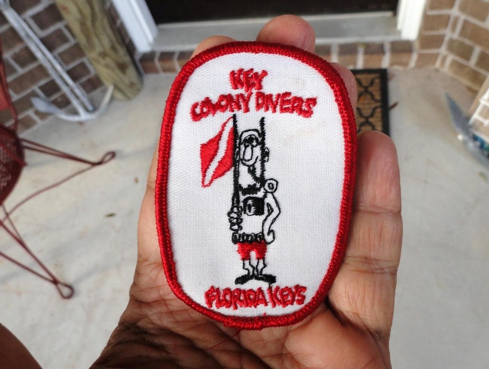 KEY COLONY DIVERS FLORIDA KEYS CLOTH PATCH