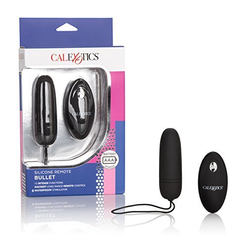 Silicone Wireless Remote Bullet Waterproof Black