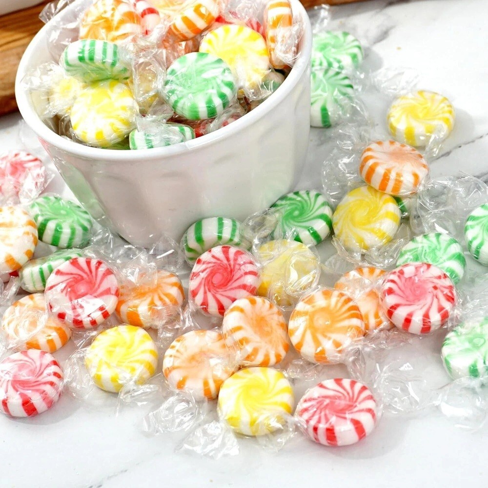 Starlight Assorted Fruit Flavored Mints, Bulk & Delicious Hard Candy (2 Pounds)