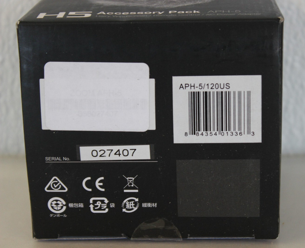 Zoom H5 Accessory Pack APH-5 | Windscreen, Remote, AC Adapter