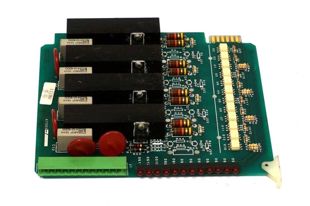 USED TELEMOTIVE E7203-1 SOLID STATE RELAY BOARD E72031