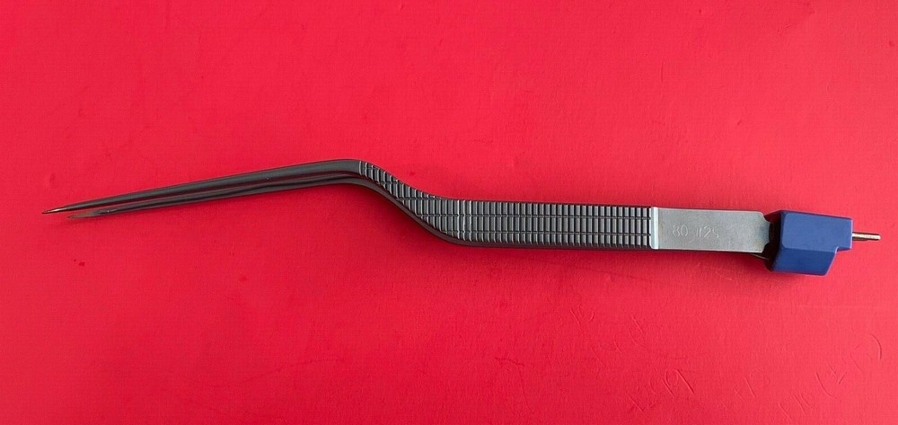 Codman Bayonet Bipolar Titanium Forceps with Suction 80-1125