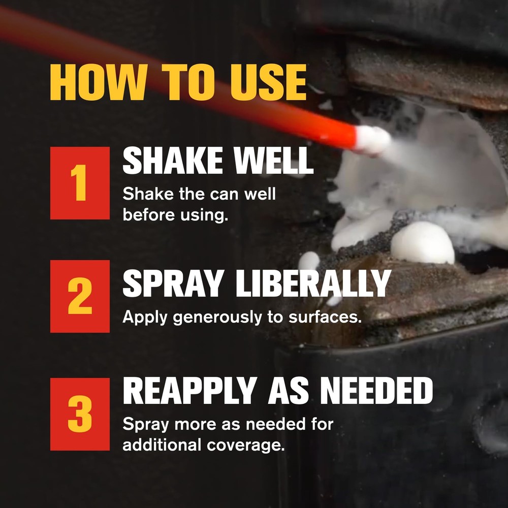 B’laster White Lithium Grease Spray – High-Performance 3 Pack