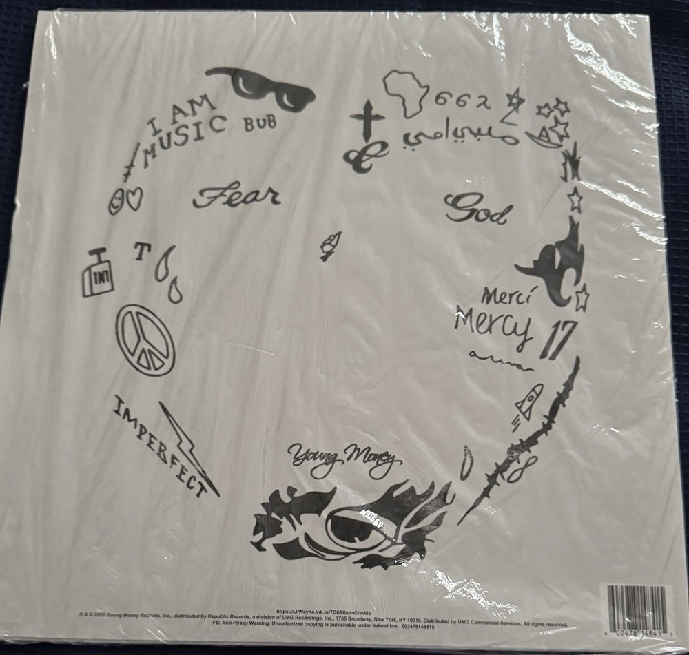 LIL WAYNE Signed/Autographed Tha Carter VI 12x12 Photo W/Vinyl🔥