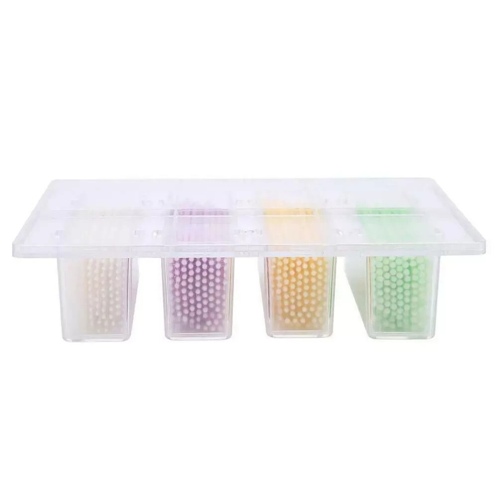 1Set Dental Disposable Micro Applicator Dispenser+400 Pcs Disposable Micro Brush