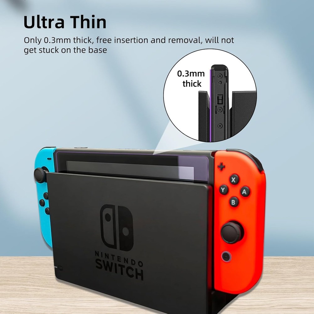 2-Pack Blue Light Blocking Screen Protectors for Switch 6.2 Inch - Eye Comfort